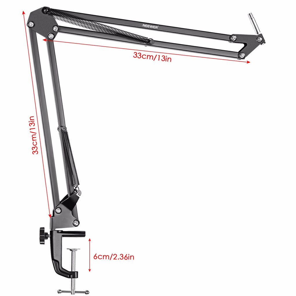 Professional Boom Arm Mic Stand