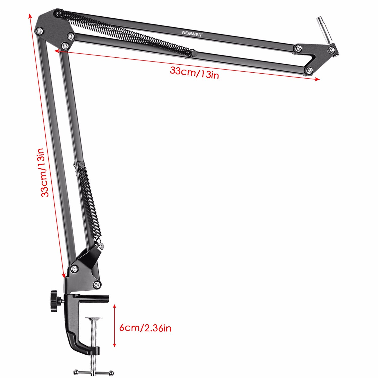 Professional Boom Arm Mic Stand